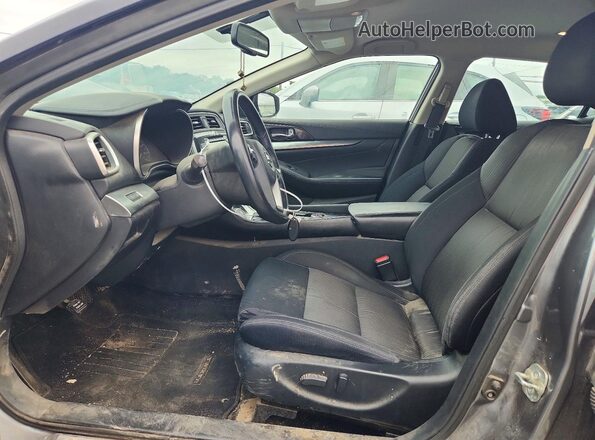 1N4AA6AV6KC377731 2019 NISSAN MAXIMA Gray Вид салону спереду