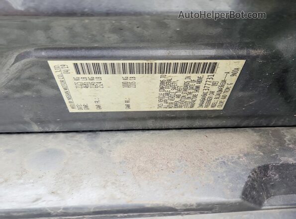 1N4AA6AV6KC377731 2019 NISSAN MAXIMA Gray Вид підкапотного простору