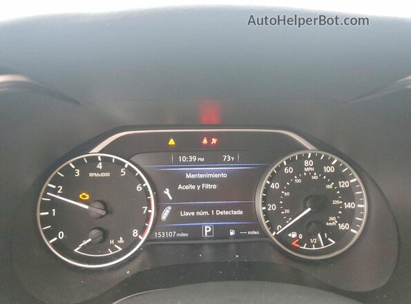 1N4AA6AV7KC381688 2019 NISSAN MAXIMA Gray Սարքավորումների վահանակի տեսք