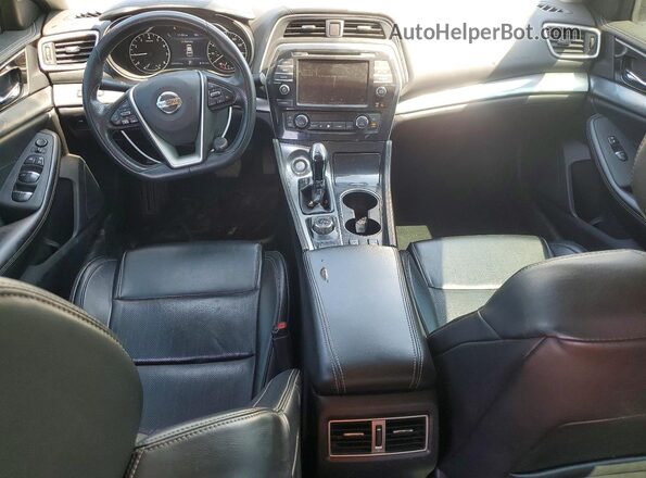 1N4AA6AV8KC361594 2019 NISSAN MAXIMA Silver Вид панелі приладів