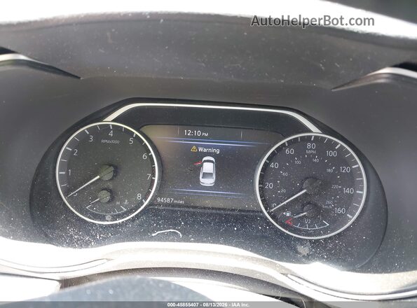 1N4AA6AV8KC366357 2019 NISSAN MAXIMA Black უკანა სავარძლების ხედი