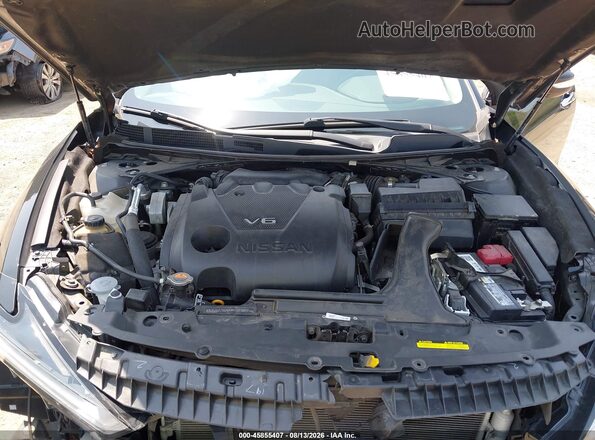 1N4AA6AV8KC366357 2019 NISSAN MAXIMA Black უკანა ხედი