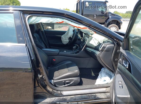 1N4AA6AV8KC366357 2019 NISSAN MAXIMA Black წინა სალონის ხედი