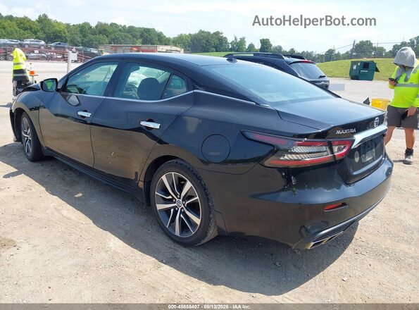 1N4AA6AV8KC366357 2019 NISSAN MAXIMA Black უკანა მარცხენა