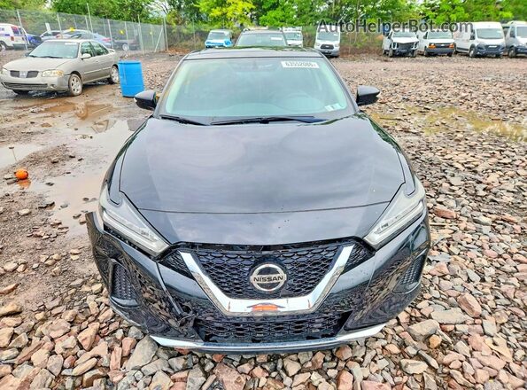 1N4AA6AV8KC377858 2019 NISSAN MAXIMA Черный Вид спереди