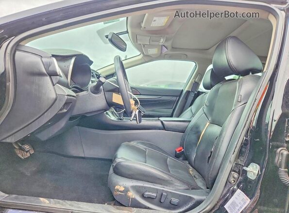 1N4AA6AV8KC377858 2019 NISSAN MAXIMA Черный Вид салона спереди