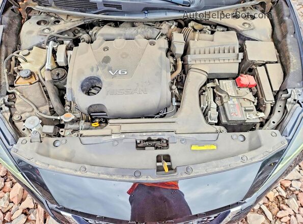 1N4AA6AV8KC377858 2019 NISSAN MAXIMA Черный Вид задней части салона