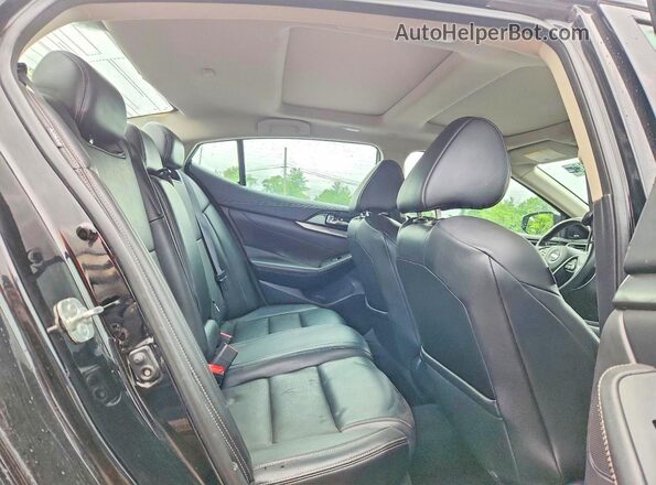 1N4AA6AV8KC377858 2019 NISSAN MAXIMA Черный Вид задних сидений