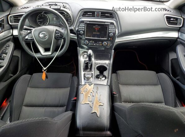 1N4AA6AV8KC381893 2019 NISSAN MAXIMA Gray წინა პანელის ხედი