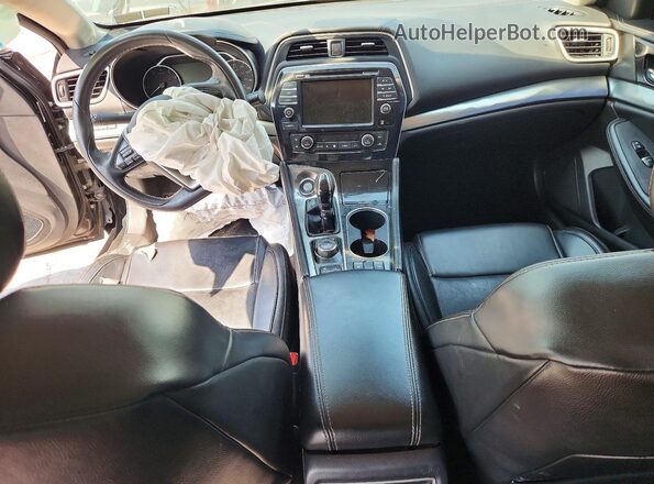 1N4AA6AV9KC366366 2019 NISSAN MAXIMA Черный Вид панели приборов