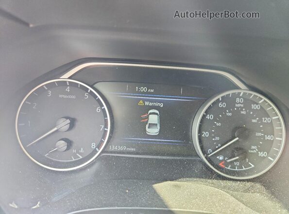 1N4AA6AV9KC366366 2019 NISSAN MAXIMA Черный Вид щитка приборов