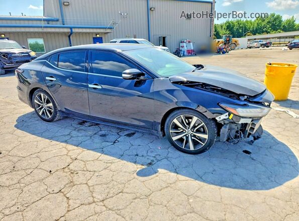1N4AA6AV9KC366366 2019 NISSAN MAXIMA Черный Передняя правая четверть