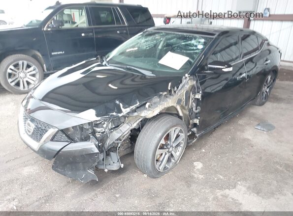 1N4AA6AVXKC370829 2019 NISSAN MAXIMA Black Front left