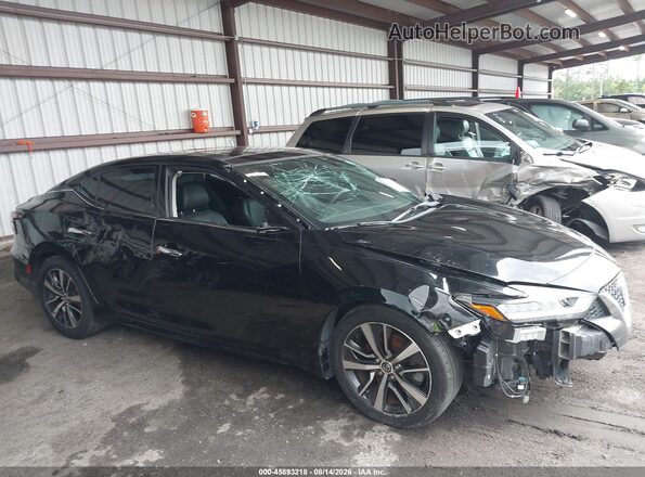 1N4AA6AVXKC370829 2019 NISSAN MAXIMA Black Rear interior view