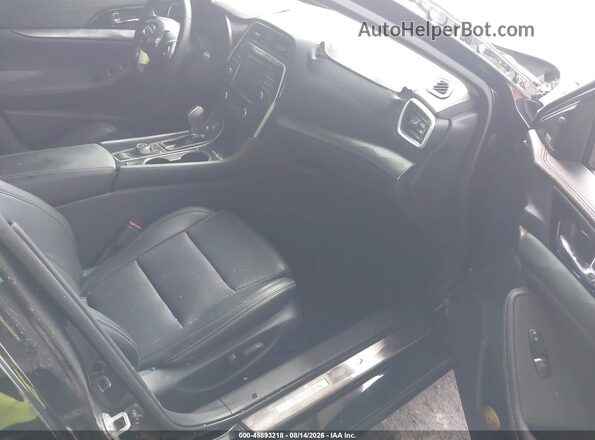 1N4AA6AVXKC370829 2019 NISSAN MAXIMA Black Front interior view