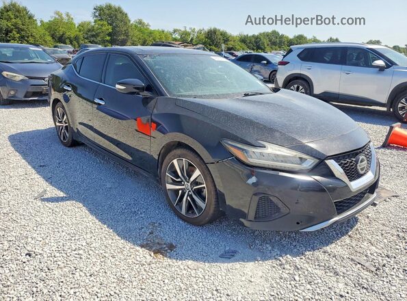 1N4AA6AVXKC376551 2019 NISSAN MAXIMA Black Przód prawy