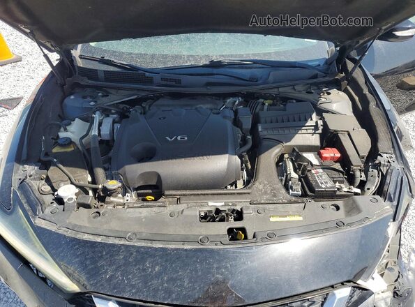 1N4AA6AVXKC376551 2019 NISSAN MAXIMA Black Widok wnętrza z tyłu