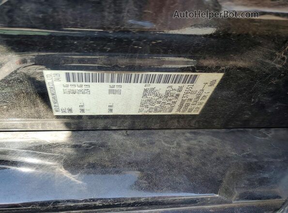 1N4AA6AVXKC376551 2019 NISSAN MAXIMA Black Widok naklejki z numerem VIN