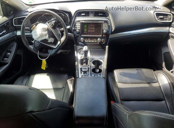 1N4AA6AVXKC376551 2019 NISSAN MAXIMA Black Widok deski rozdzielczej