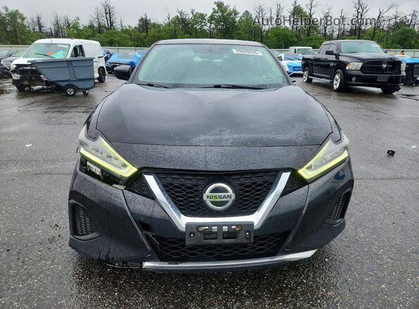 1N4AA6AVXKC378865 2019 NISSAN MAXIMA Black Вид спереду