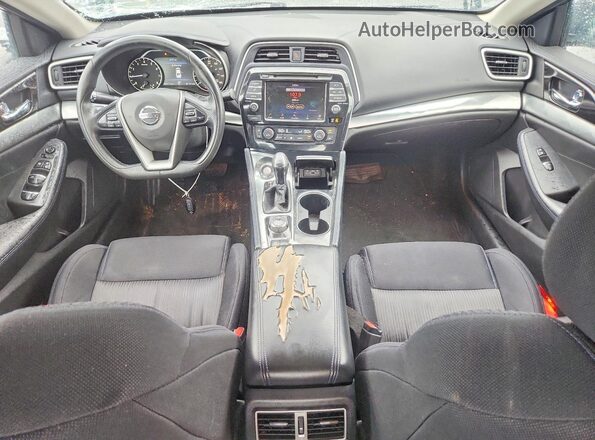 1N4AA6AVXKC378865 2019 NISSAN MAXIMA Black Вид панелі приладів