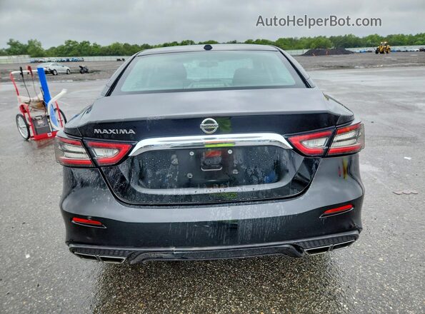 1N4AA6AVXKC378865 2019 NISSAN MAXIMA Black Вид ззаду
