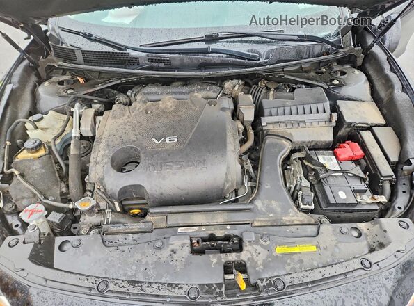 1N4AA6AVXKC378865 2019 NISSAN MAXIMA Black Вид задньої частини салону