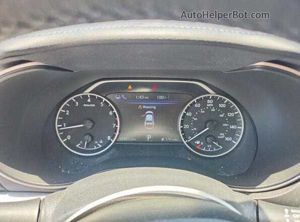 1N4AA6BV6LC383657 2020 NISSAN MAXIMA Black Вид щитка приладів