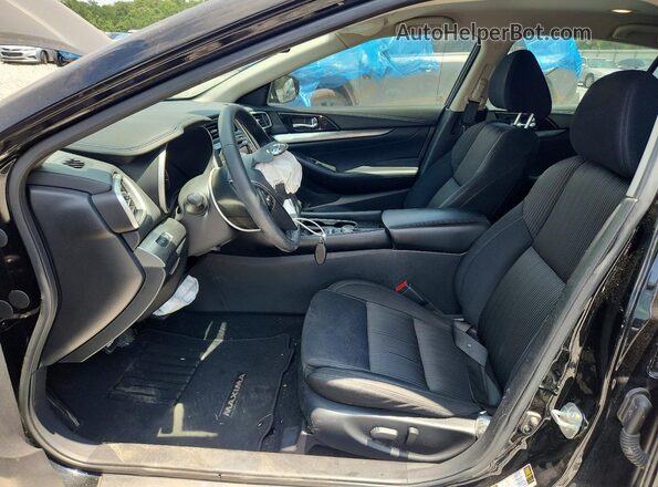 1N4AA6BV6LC383657 2020 NISSAN MAXIMA Black Вид салону спереду