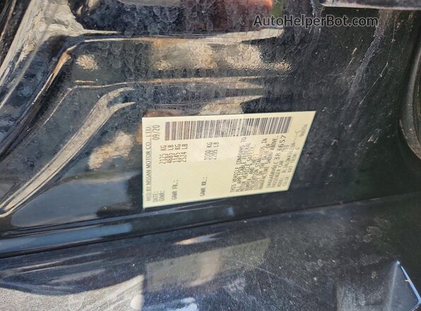 1N4AA6BV6LC383657 2020 NISSAN MAXIMA Black Вид підкапотного простору