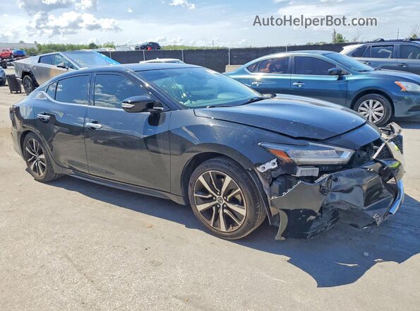 1N4AA6CV0MC511777 2021 NISSAN MAXIMA Черный Передняя правая четверть