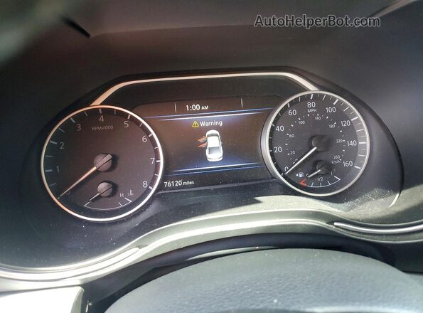 1N4AA6CV0MC511777 2021 NISSAN MAXIMA Черный Вид щитка приборов
