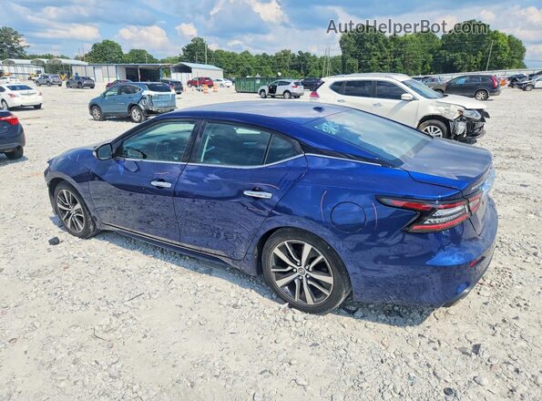 1N4AA6CV1MC514350 2021 NISSAN MAXIMA Синий Задняя левая четверть