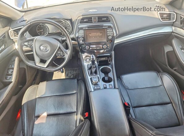 1N4AA6CV1MC514350 2021 NISSAN MAXIMA Синий Вид панели приборов