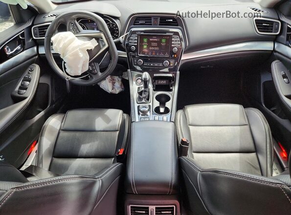 1N4AA6CV1PC504633 2023 NISSAN MAXIMA White Dashboard view