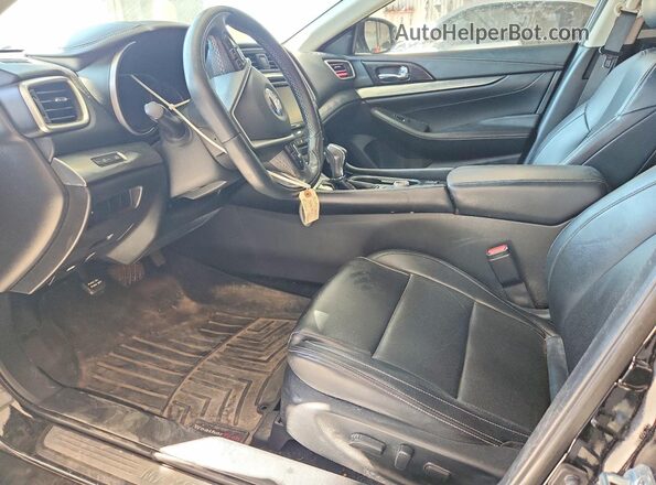 1N4AA6CV4LC360117 2020 NISSAN MAXIMA Black Widok wnętrza z przodu