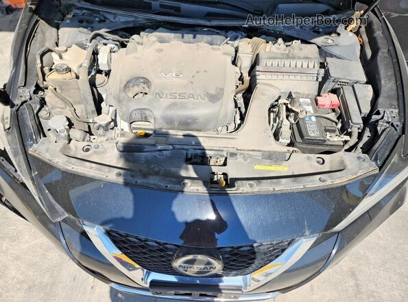 1N4AA6CV4LC360117 2020 NISSAN MAXIMA Black Widok wnętrza z tyłu