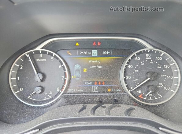 1N4AA6CV4PC501371 2023 NISSAN MAXIMA White Widok zestawu wskaźników
