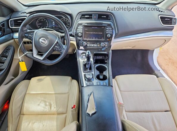 1N4AA6CV4PC501371 2023 NISSAN MAXIMA White Widok deski rozdzielczej