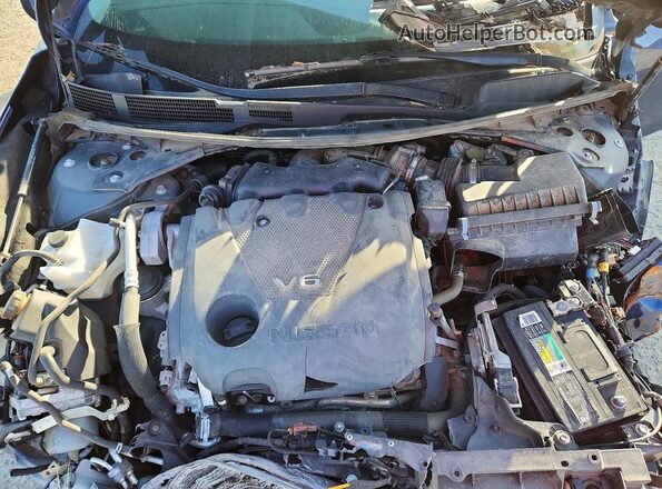 1N4AA6CV5LC372728 2020 NISSAN MAXIMA Синий Вид задней части салона