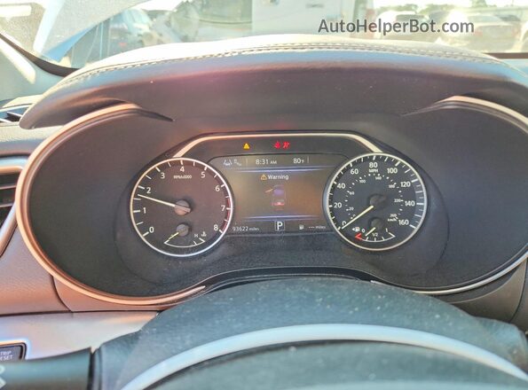 1N4AA6CV6MC514005 2021 NISSAN MAXIMA Silver ხელსაწყოთა პანელის ხედი
