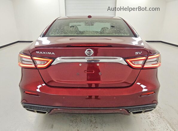 1N4AA6CV7LC365344 2020 NISSAN MAXIMA Burgundy Հետևի տեսք