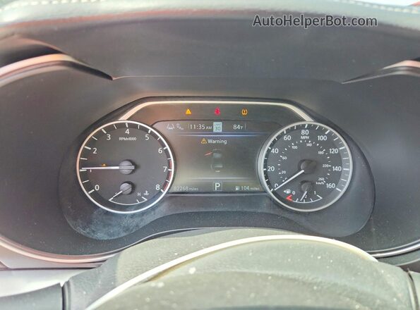 1N4AA6CV7MC507340 2021 NISSAN MAXIMA Черный Вид щитка приборов
