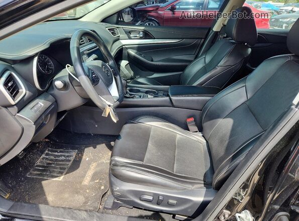 1N4AA6CV7MC507340 2021 NISSAN MAXIMA Черный Вид салона спереди