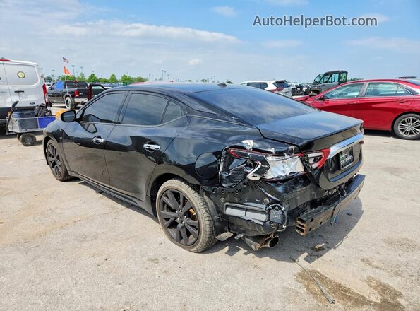 1N4AA6CV7MC507340 2021 NISSAN MAXIMA Черный Задняя левая четверть