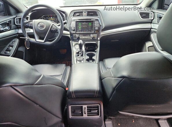 1N4AA6CV7MC507340 2021 NISSAN MAXIMA Черный Вид панели приборов