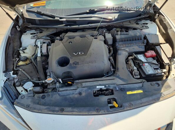 1N4AA6CV8MC501076 2021 NISSAN MAXIMA White უკანა სალონის ხედი