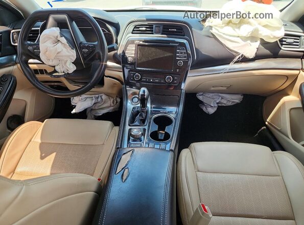 1N4AA6CV8MC501076 2021 NISSAN MAXIMA White წინა პანელის ხედი
