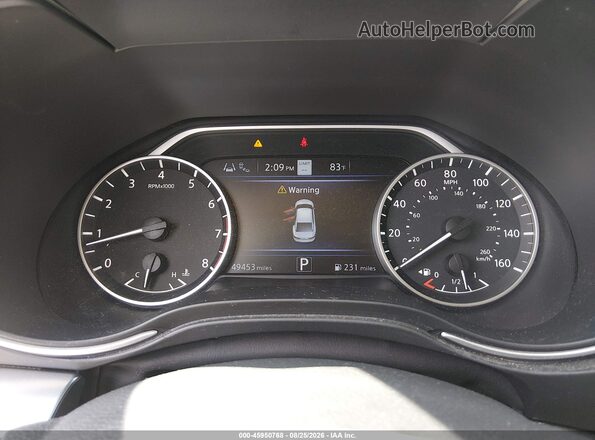 1N4AA6CV9LC384994 2020 NISSAN MAXIMA Gray Вид задніх сидінь