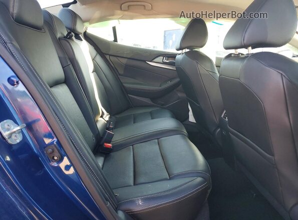 1N4AA6CV9NC508667 2022 NISSAN MAXIMA Blue უკანა სავარძლების ხედი